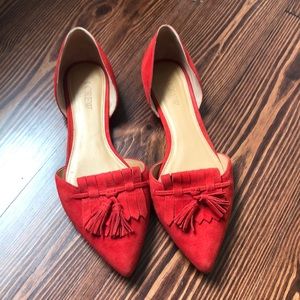J Crew red flats